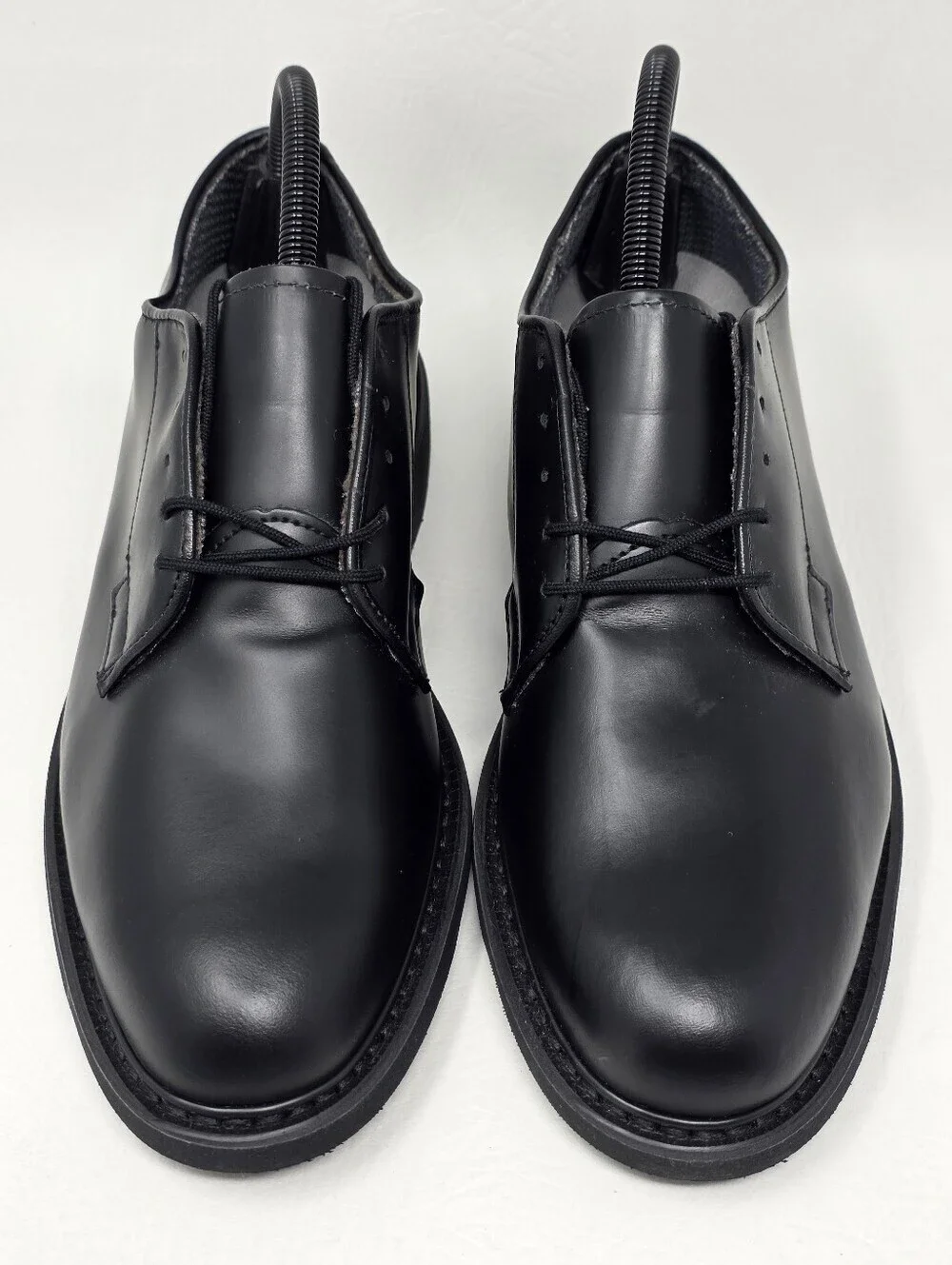 Bates Mens Size 7.5 D Leather Uniform Oxford Dress Shoes 00968 Vibram Soles